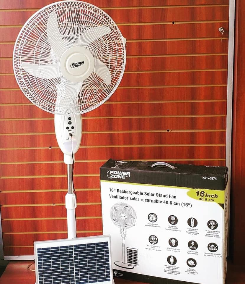 ABANICO SOLAR 16"